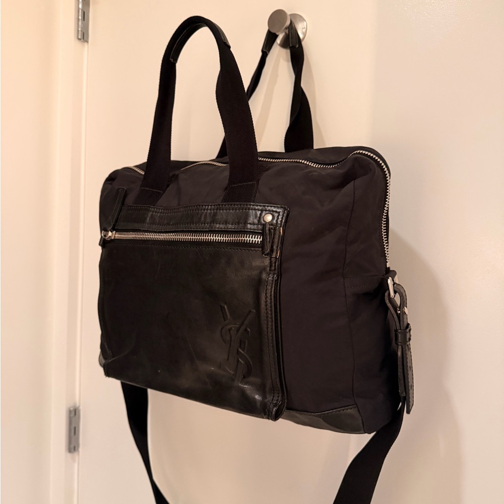 Vintage Yves Saint Laurent Black Tote Bag - Picture 2 of 7